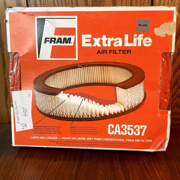FRAM Extra Life Air Filter CA3537  AC A735C NWT - Picture 3 of 4
